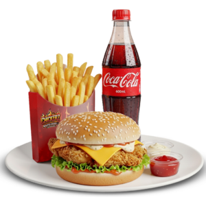 CRUNCHY CHICKEN BURGER