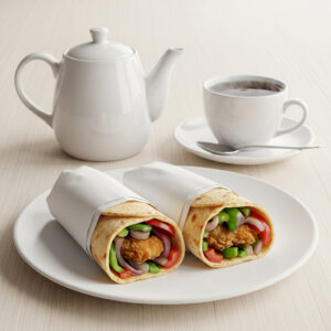 CHICKEN SAUSAGES SANDWICH